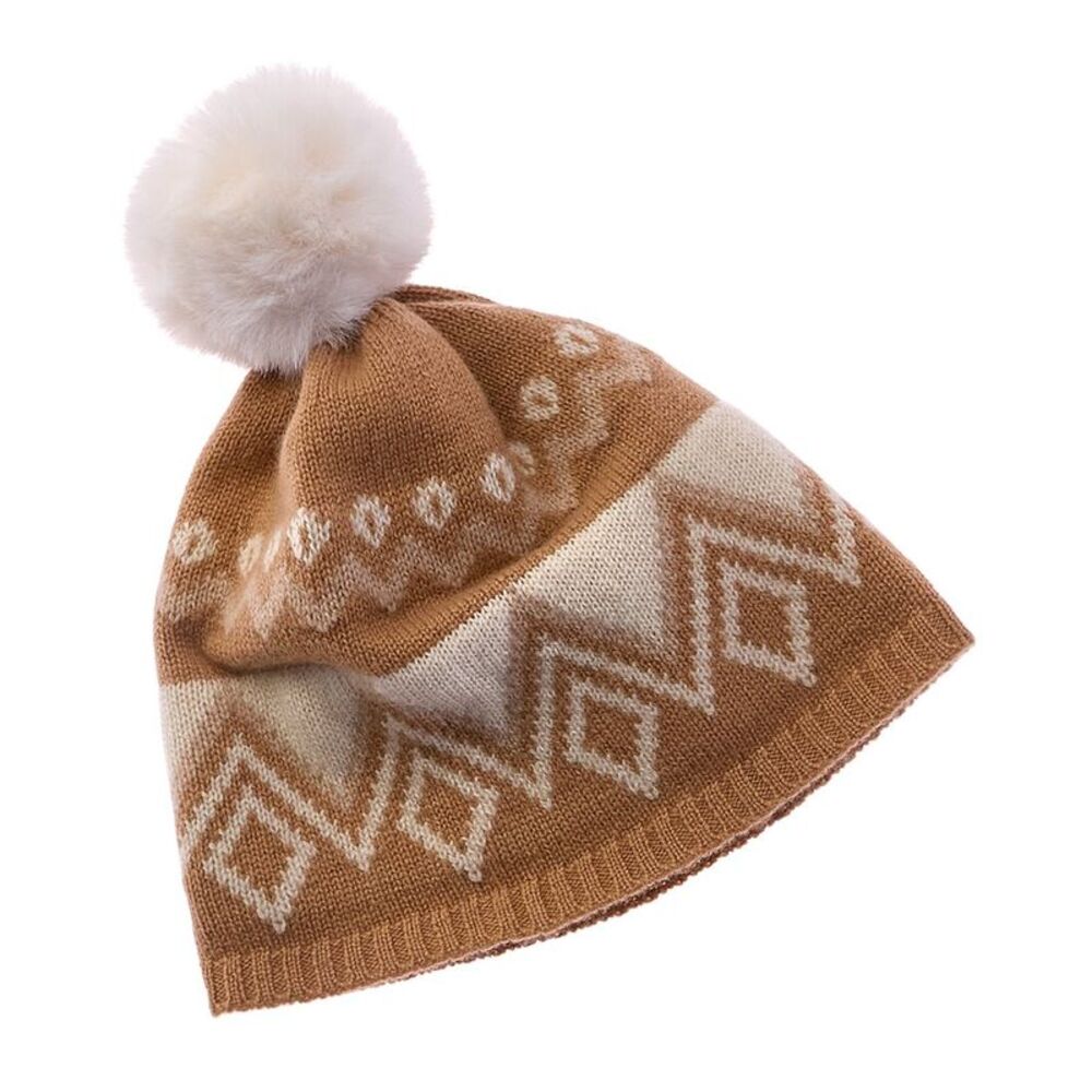 Hannah Rose Fairisle Cashmere Hat